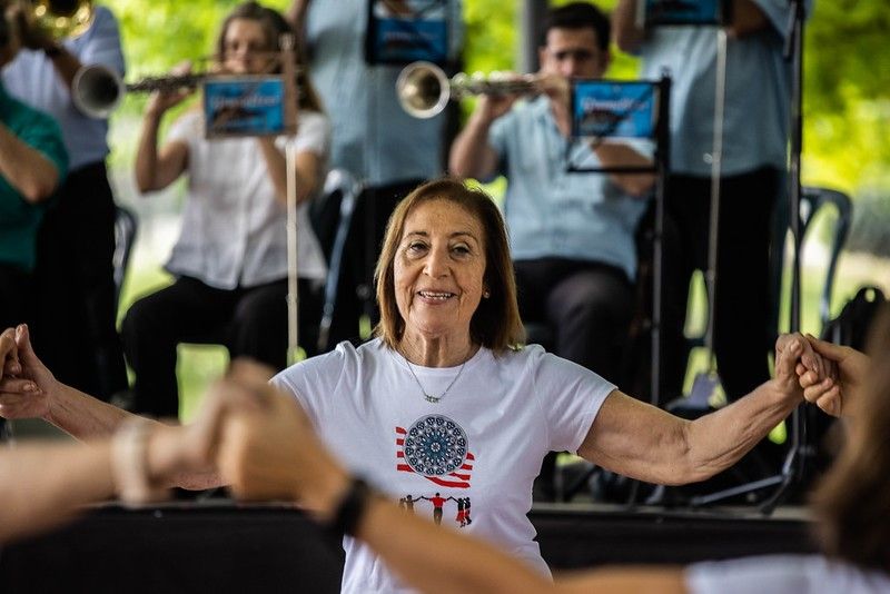 Elvira Anglès, presidenta de l'Entitat Sardanista FOTO: Cedida
