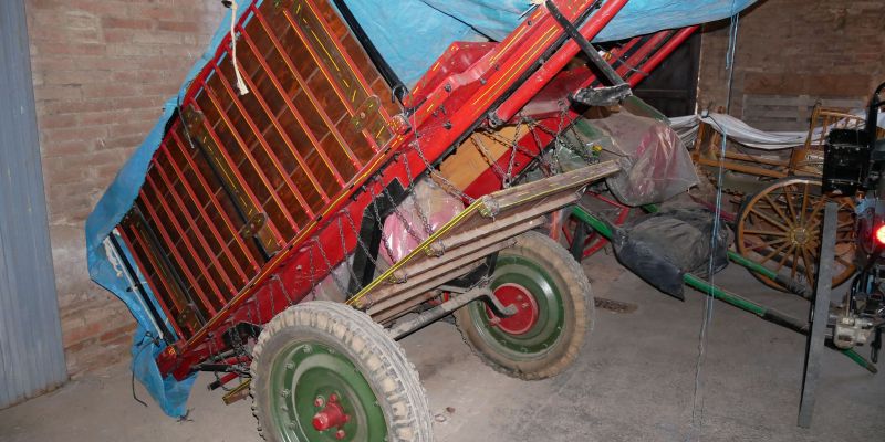 Carro de Cal Rifé. FOTO: TOT