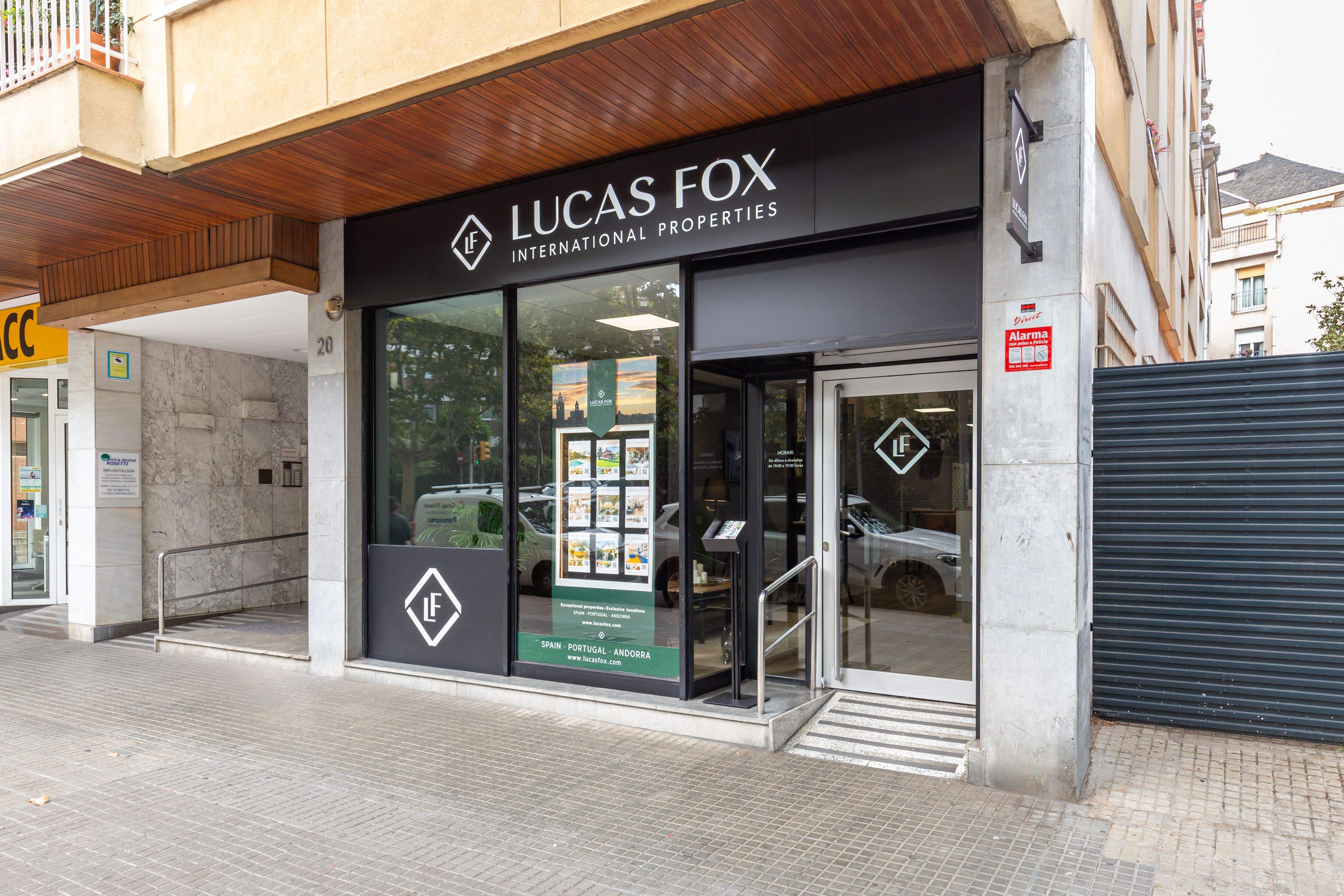 Oficina de Lucas Fox International Properties a Sant Cugat. FOTO: Cedida