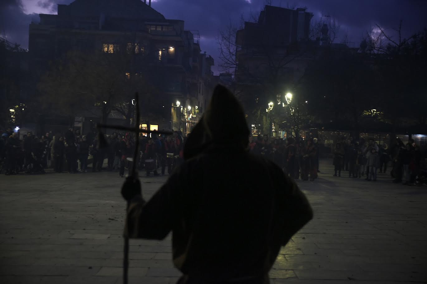 La Festa dels Foguerons durant Sant Antoni Abat. FOTO: Bernat Millet