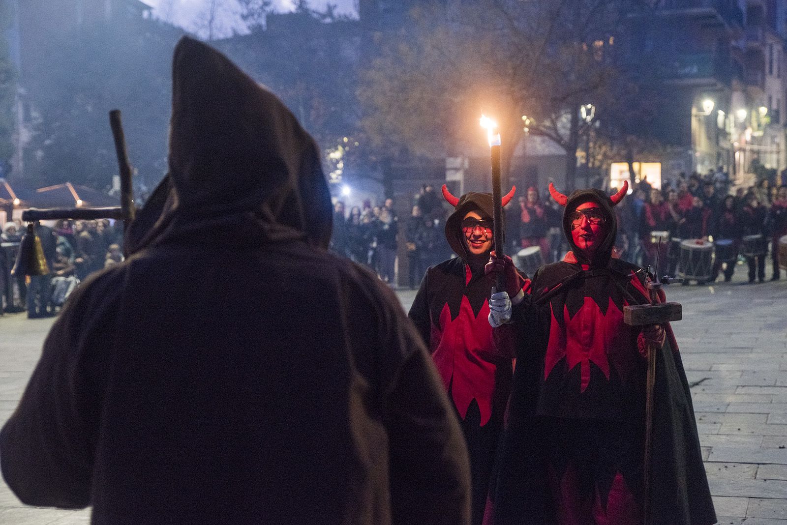 La Festa dels Foguerons durant Sant Antoni Abat. FOTO: Bernat Millet