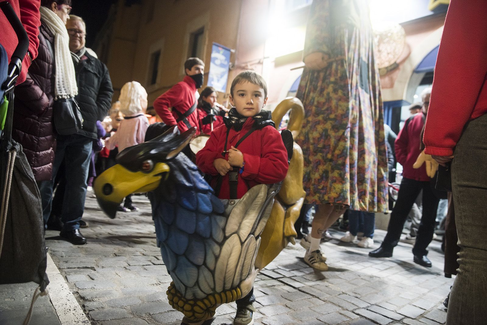 La Festa dels Foguerons durant Sant Antoni Abat. FOTO: Bernat Millet