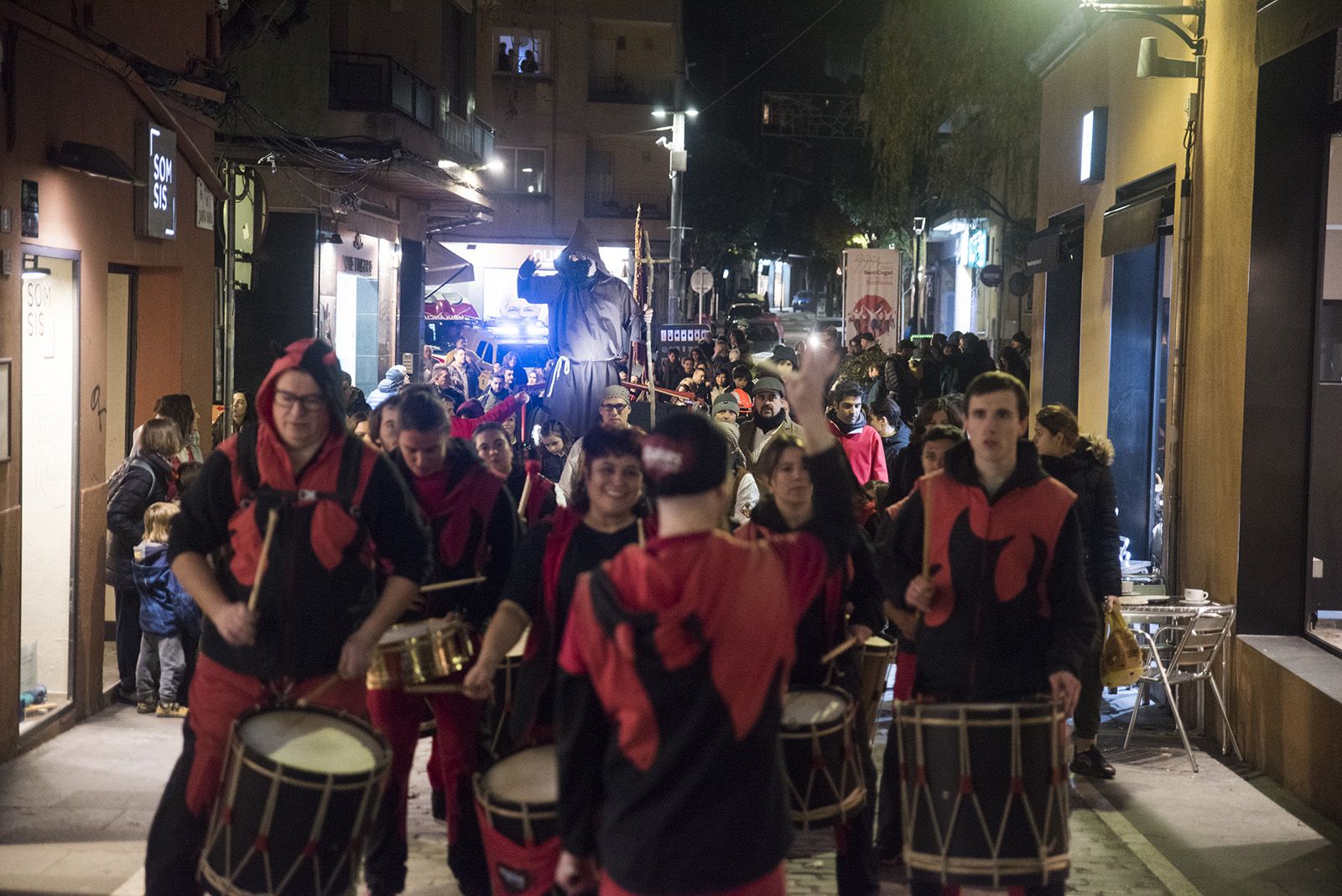 La Festa dels Foguerons durant Sant Antoni Abat. FOTO: Bernat Millet