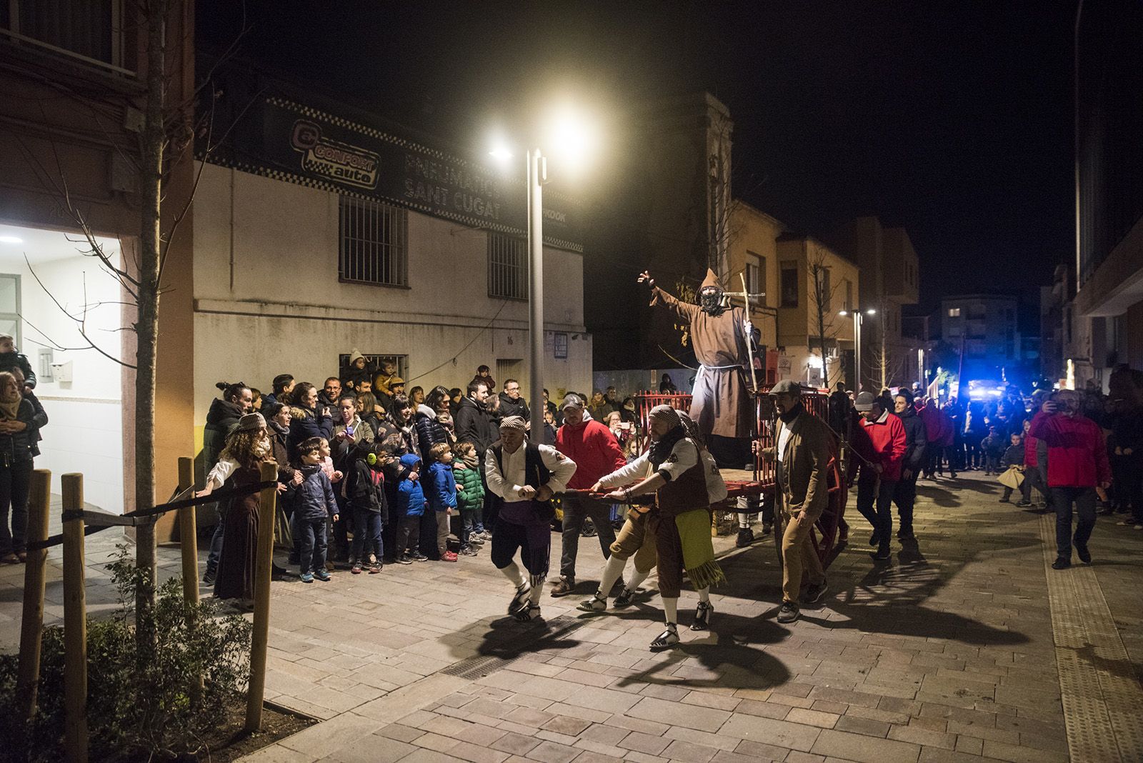 La Festa dels Foguerons durant Sant Antoni Abat. FOTO: Bernat Millet