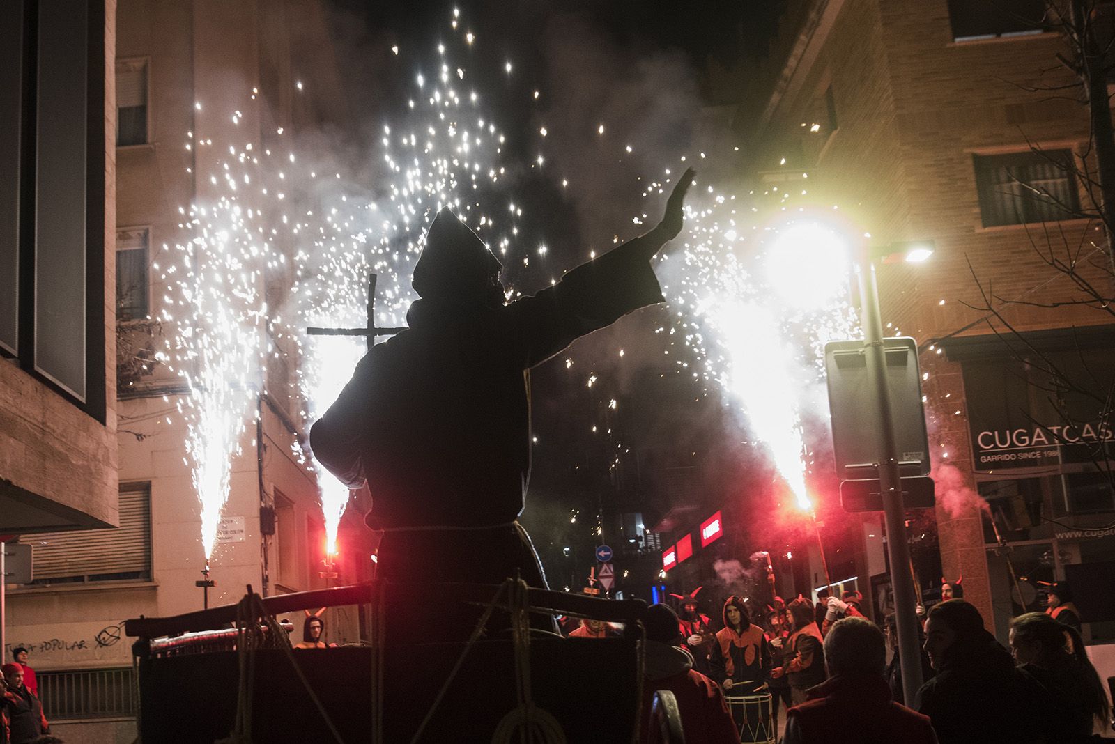 La Festa dels Foguerons durant Sant Antoni Abat. FOTO: Bernat Millet