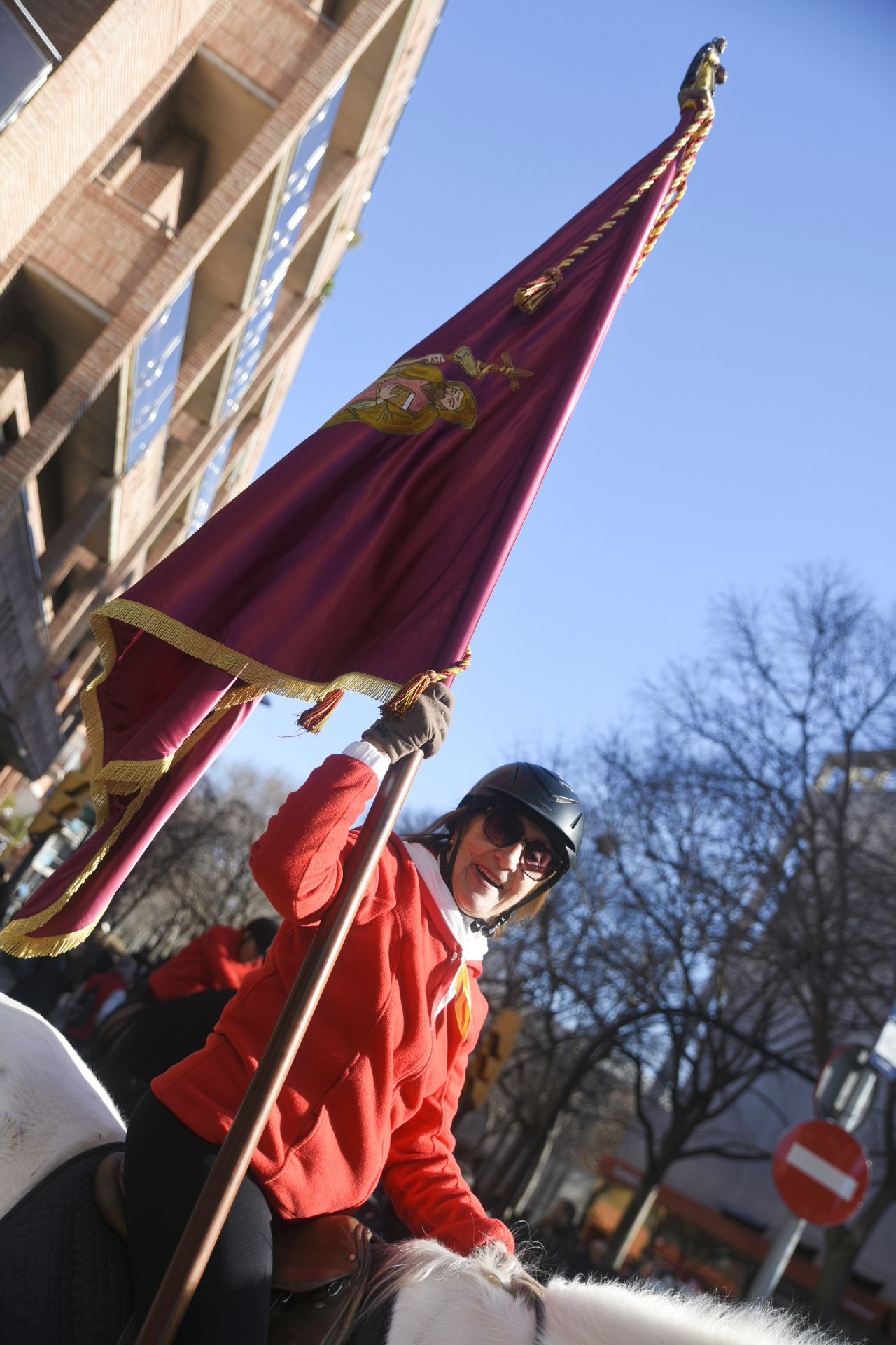 La Rua dels Tres Tombs durant Sant Antoni Abat 2024. FOTO: Bernat Millet