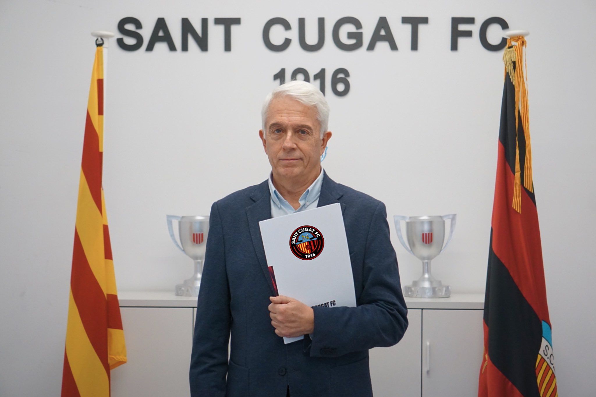 Llorenç Santasusagna torna a presentar candidatura per presidir el Sant Cugat FC. FOTO: Sant Cugat FC