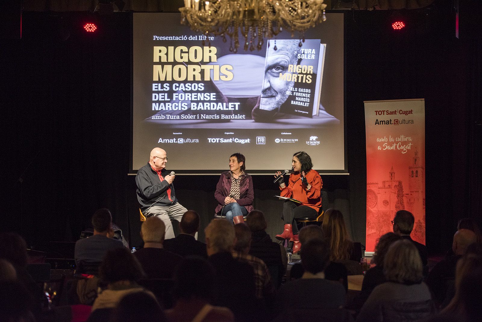 Presentació del llibre 'Rigor Mortis' de Tura Soler. FOTO: Bernat Millet.