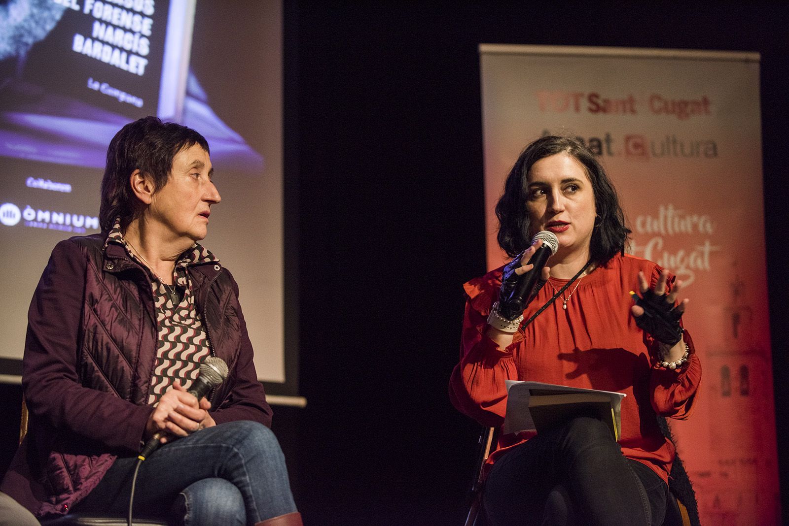 Presentació del llibre 'Rigor Mortis' de Tura Soler. FOTO: Bernat Millet.