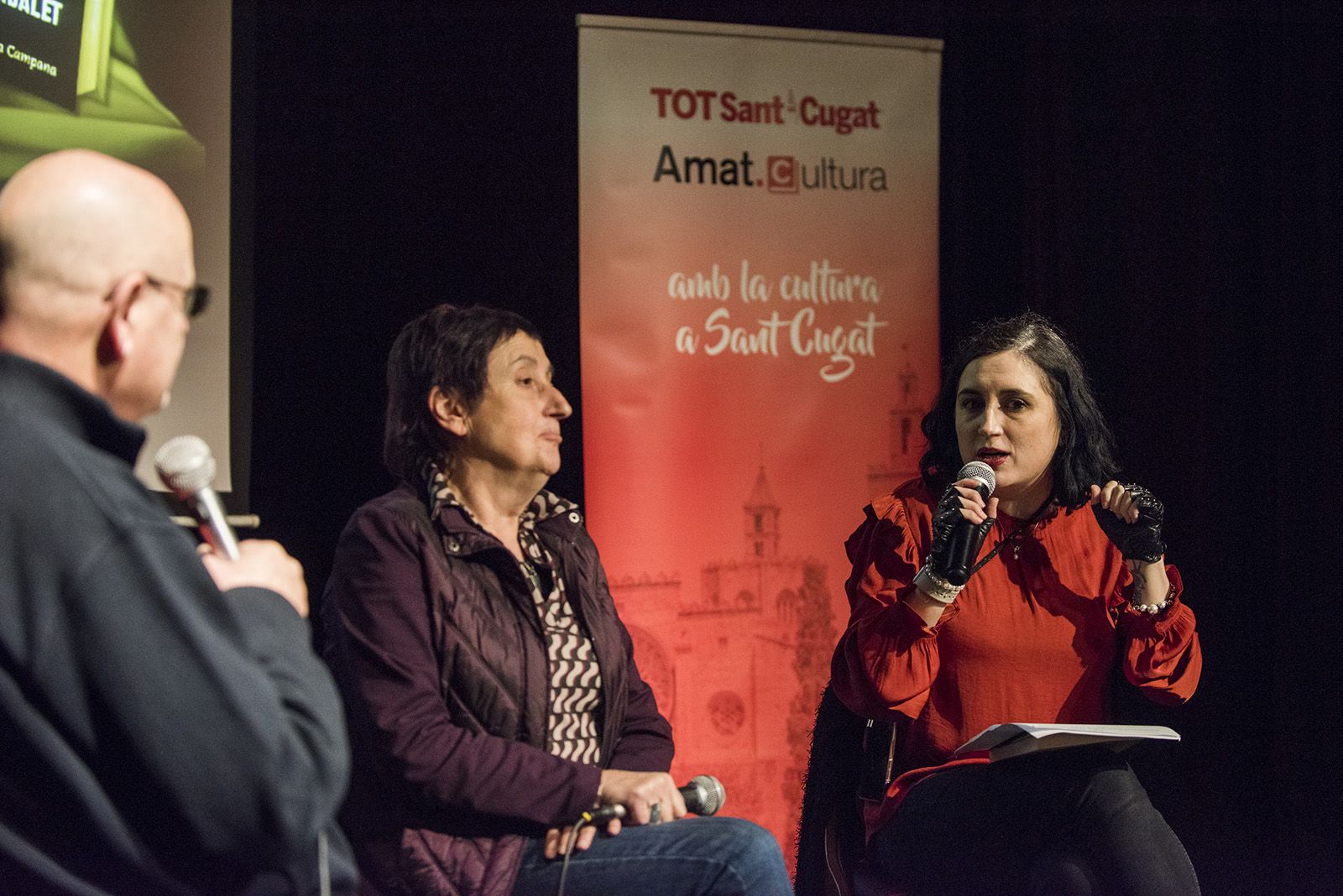 Presentació del llibre 'Rigor Mortis' de Tura Soler. FOTO: Bernat Millet.