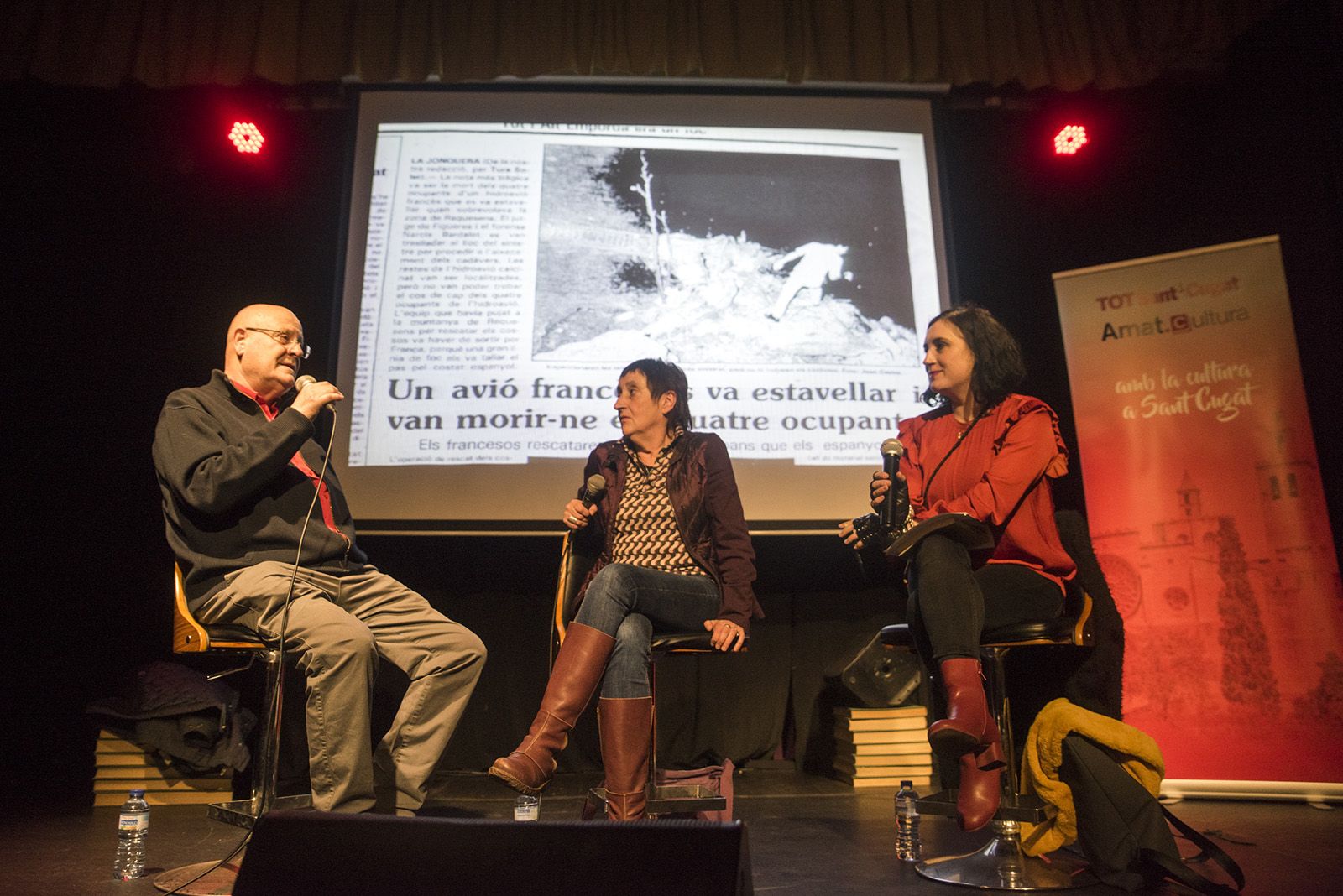 Presentació del llibre 'Rigor Mortis' de Tura Soler. FOTO: Bernat Millet.