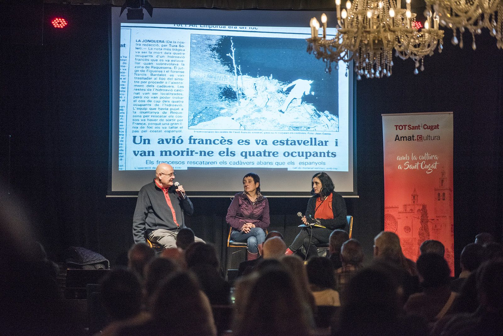 Presentació del llibre 'Rigor Mortis' de Tura Soler. FOTO: Bernat Millet.