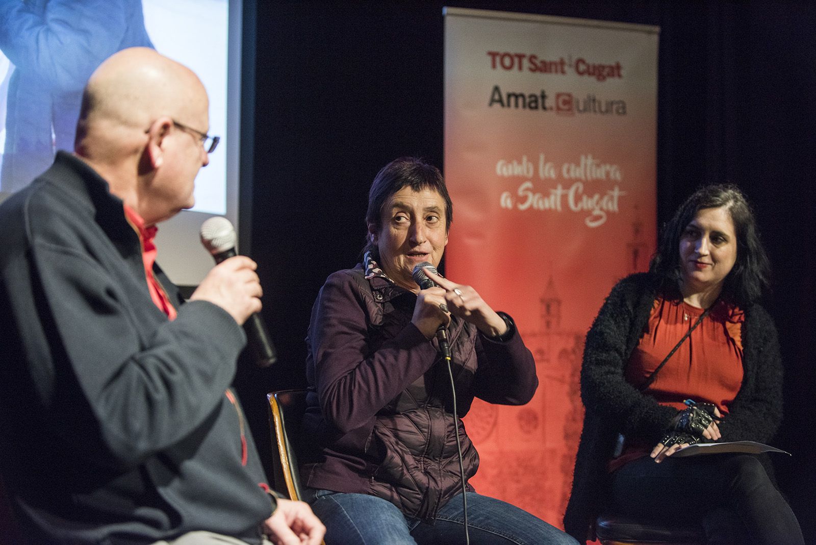 Presentació del llibre 'Rigor Mortis' de Tura Soler. FOTO: Bernat Millet.