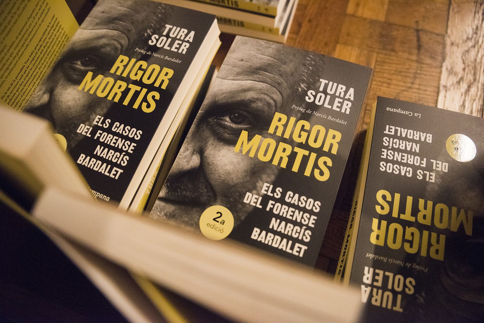 Presentació del llibre 'Rigor Mortis' de Tura Soler. FOTO: Bernat Millet.