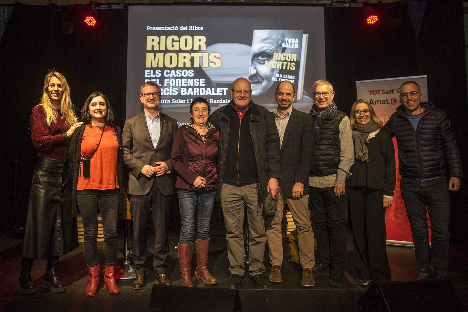 Presentació del llibre 'Rigor Mortis' de Tura Soler. FOTO: Bernat Millet.