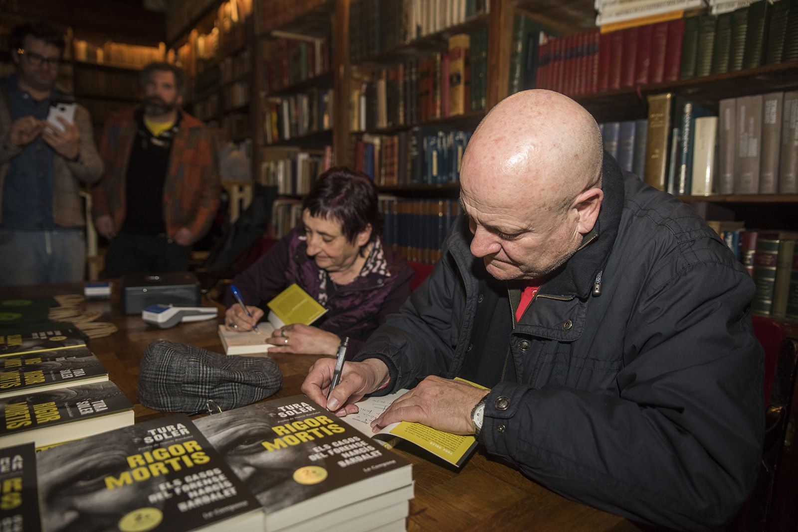 Presentació del llibre 'Rigor Mortis' de Tura Soler. FOTO: Bernat Millet.