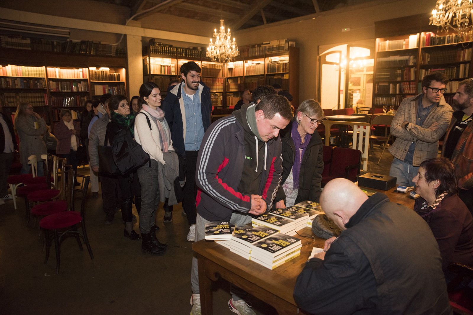 Presentació del llibre 'Rigor Mortis' de Tura Soler. FOTO: Bernat Millet.