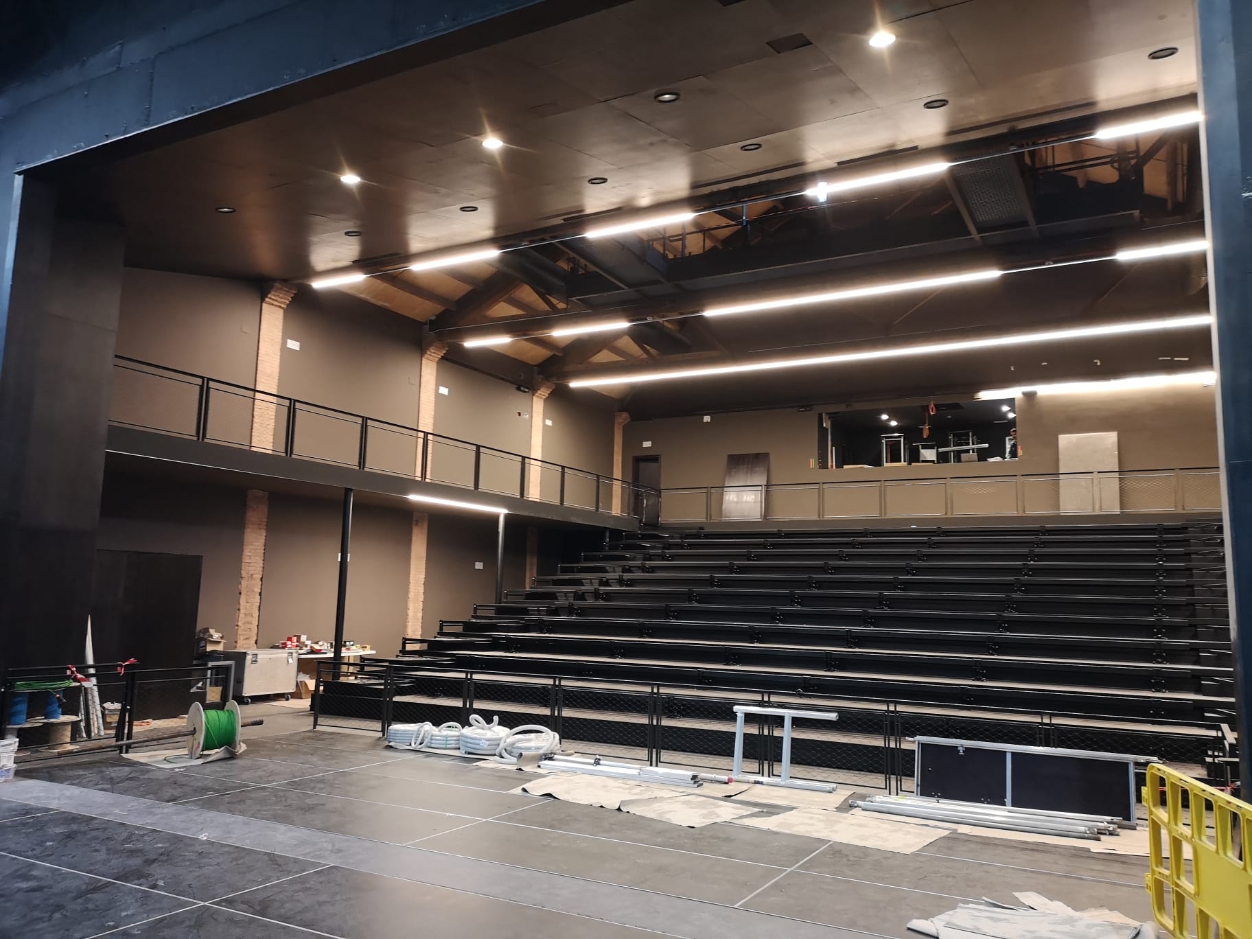 Les obres del Teatre de La Unió Santcugatenca. FOTO: Ajuntament