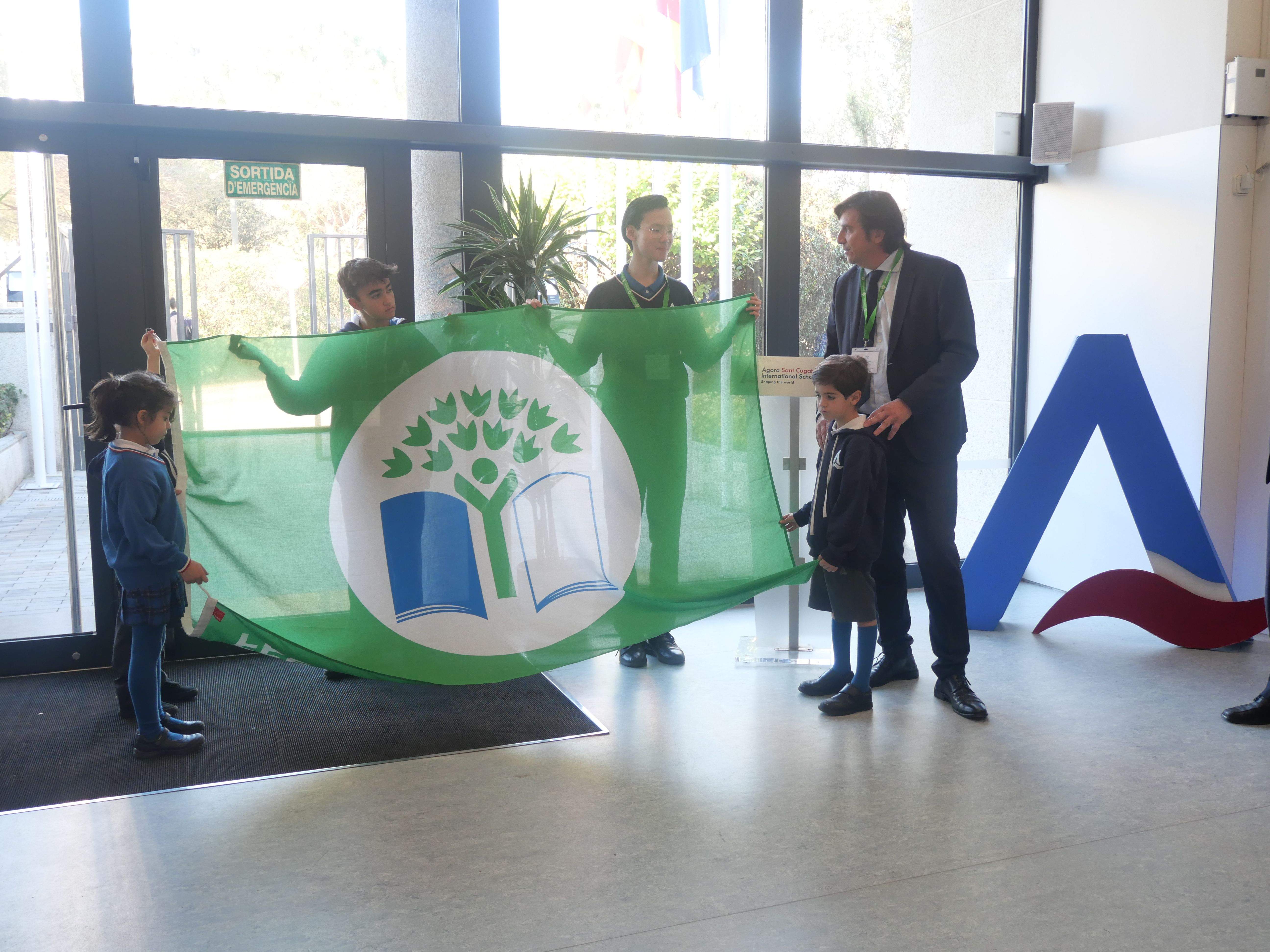 Entrega de la Green Flag d'Eco-Schools. Foto: Agora Sant Cugat.