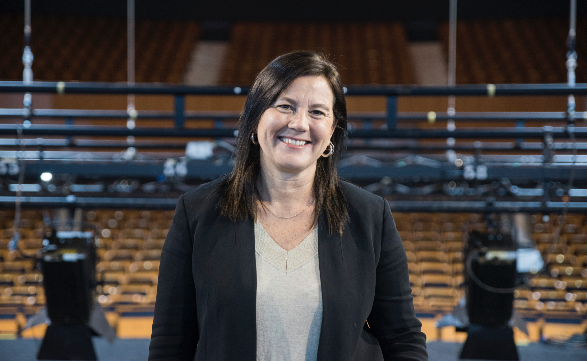 Maria Farriol, directora en funcions del Teatre-Auditori FOTO: Bernat Millet