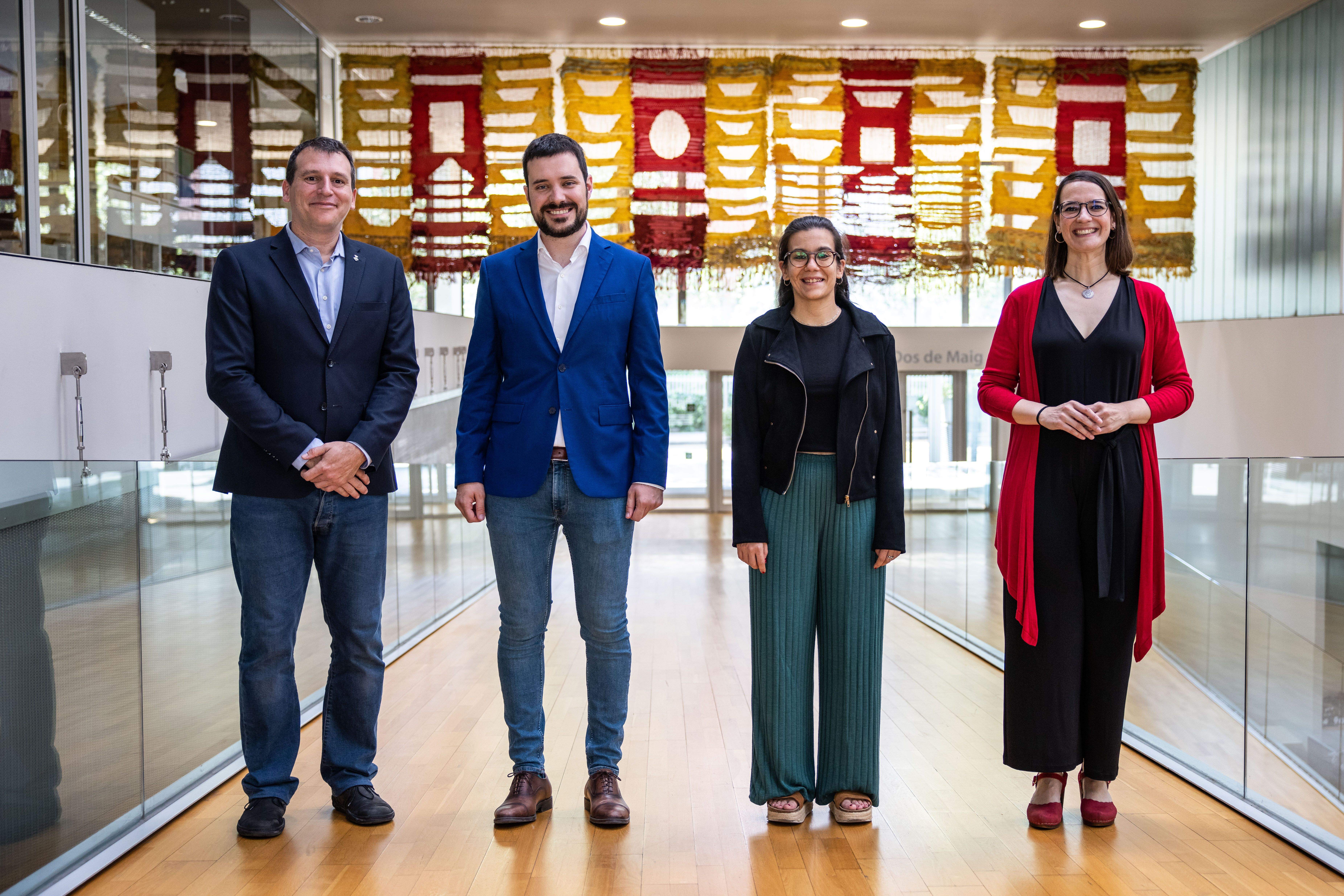 Els 4 regidors d'ERC FOTO: Ajuntament