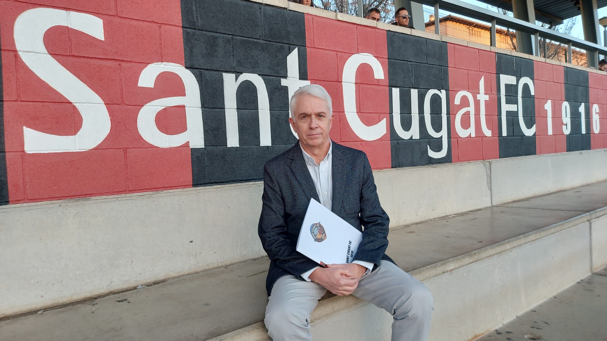 Llorenç Santasusagna és president del Sant Cugat FC des de 2008 FOTO: Cedida