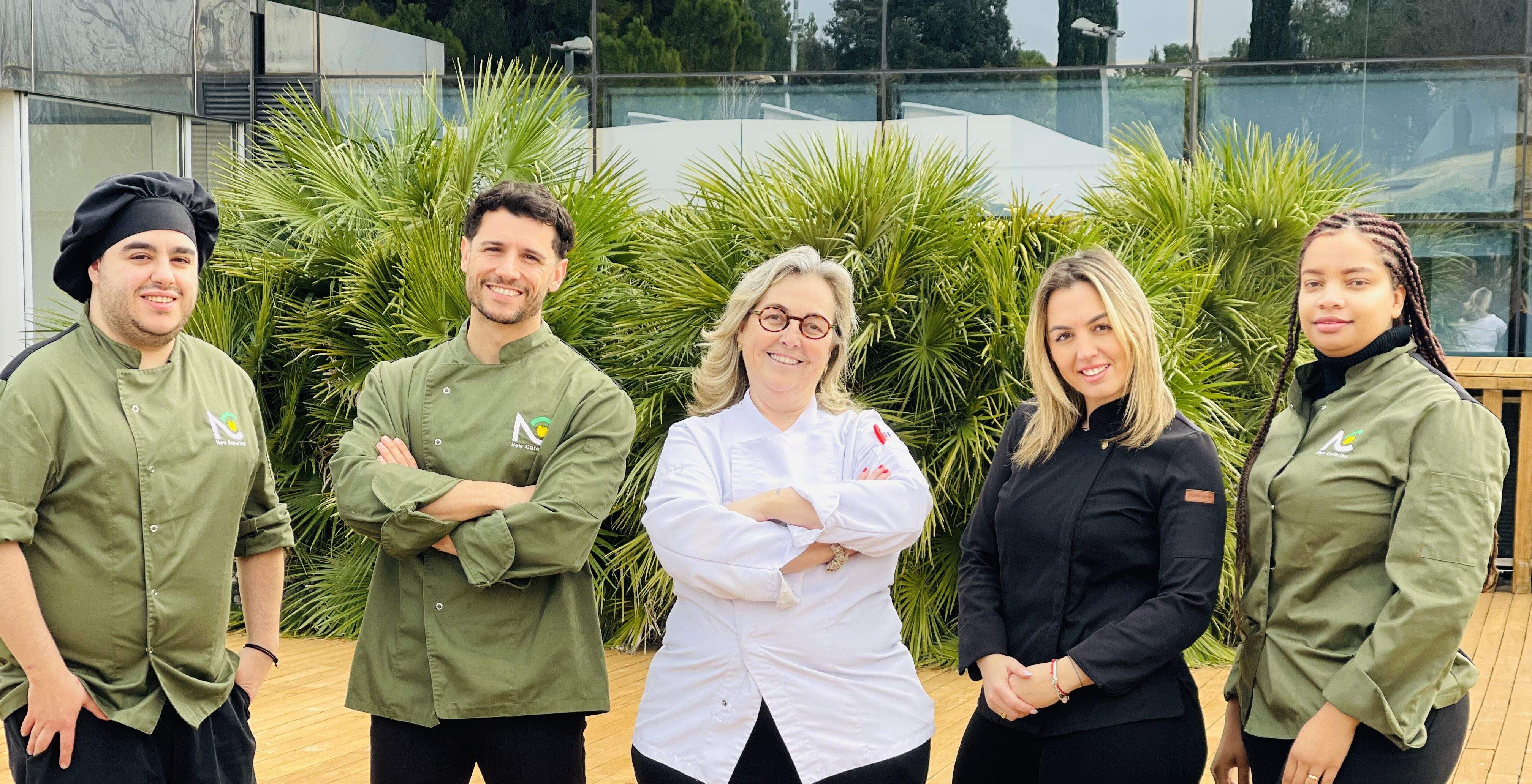 Equip del restaurant de Sant Cugat Advance New Catering. FOTO: Cedida
