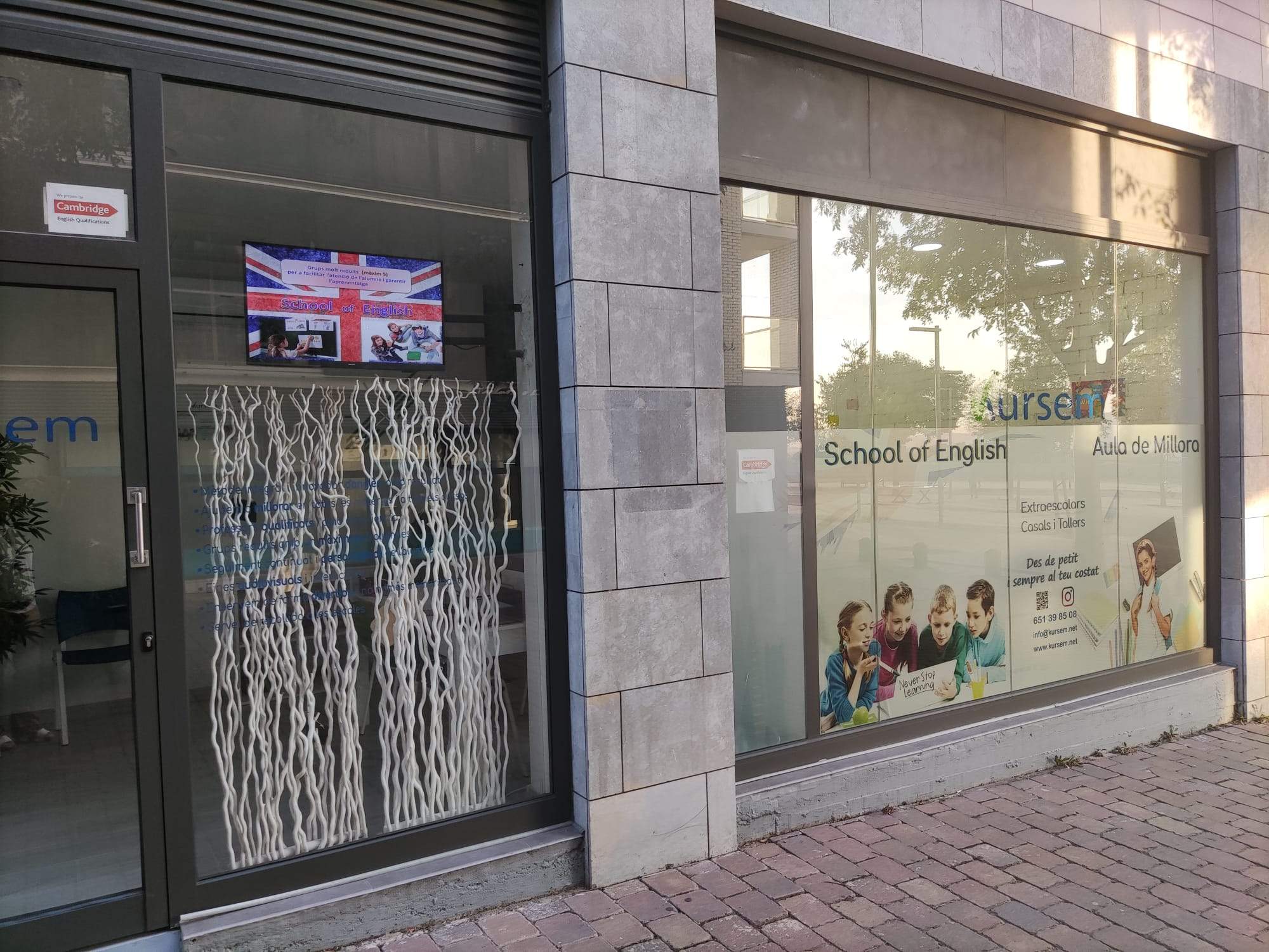 Kursem, escola d'anglès a Sant Cugat. FOTO: Cedida