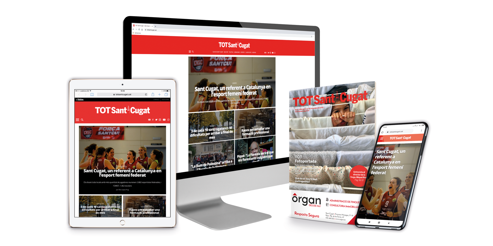 TOT Sant Cugat, el mitjà de referència a la ciutat des de 1985. FOTO: TOT