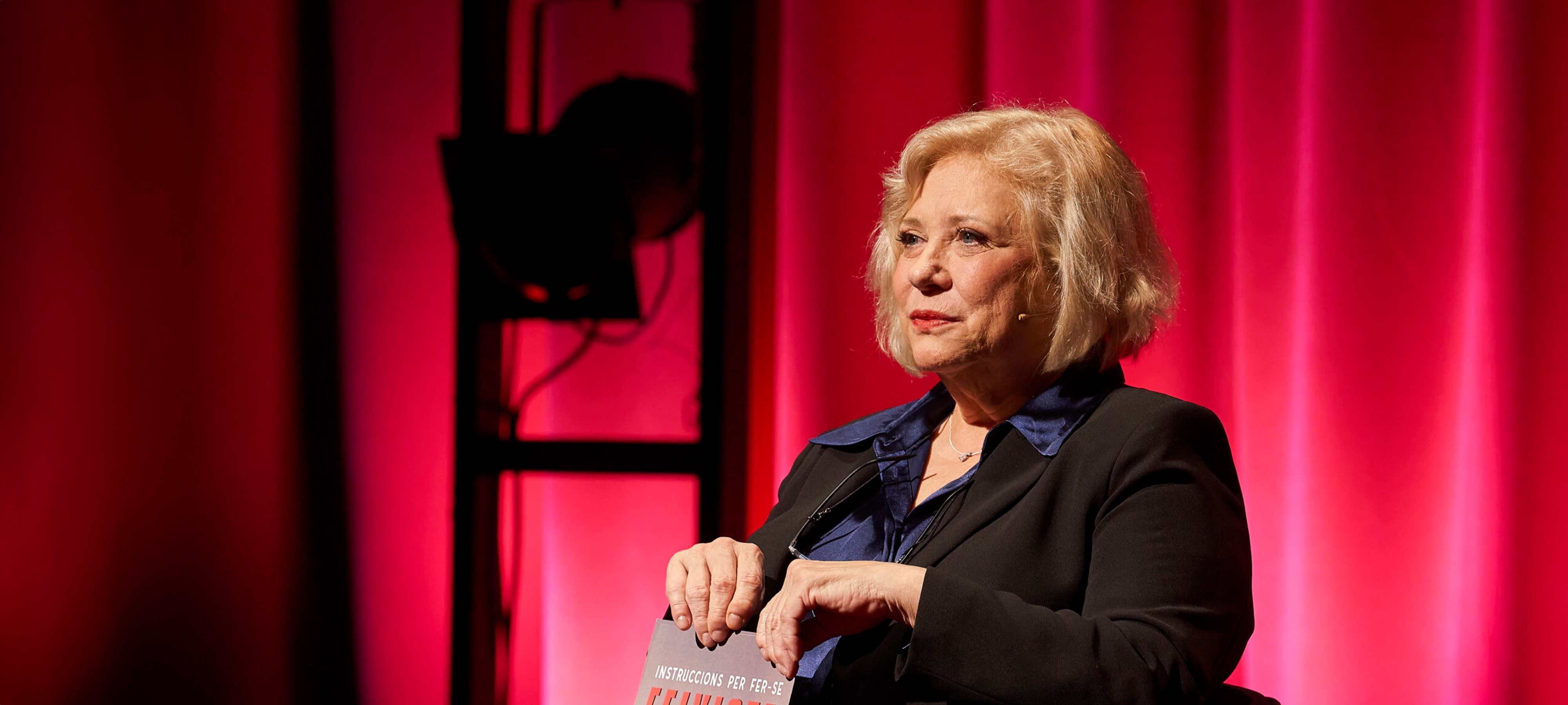 Mercè Arànega atendrà els espectadors al final de la funció. FOTO: Cedida