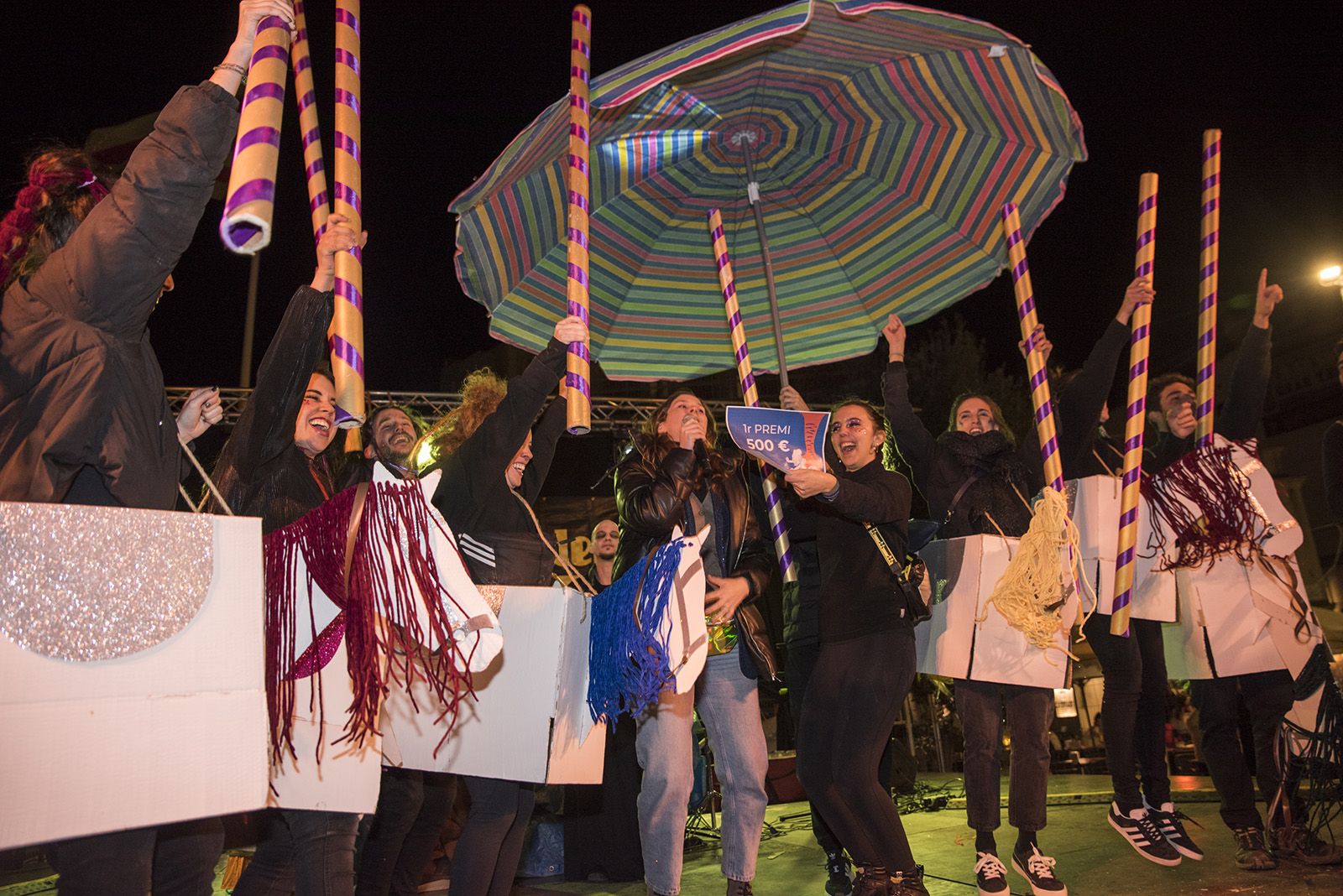1er premi per 'La Penya Shent Shove'. FOTO: Bernat Millet.