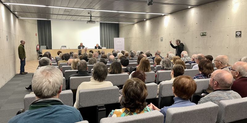 Conferència de Quim Torra a l'Arxiu Nacional de Catalunya. Foto: TOT.