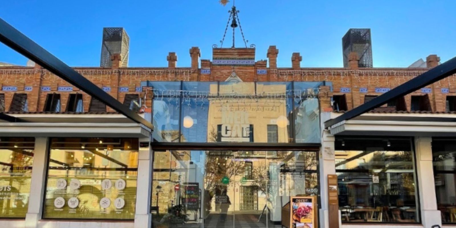 Façana de Mercat Vell de Sant Cugat. FOTO: Cedida