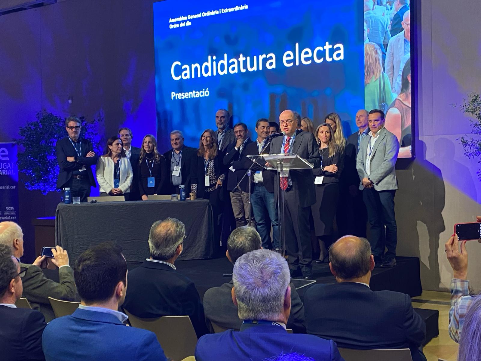 La junta de Sant Cugat Empresarial FOTO: Cedida