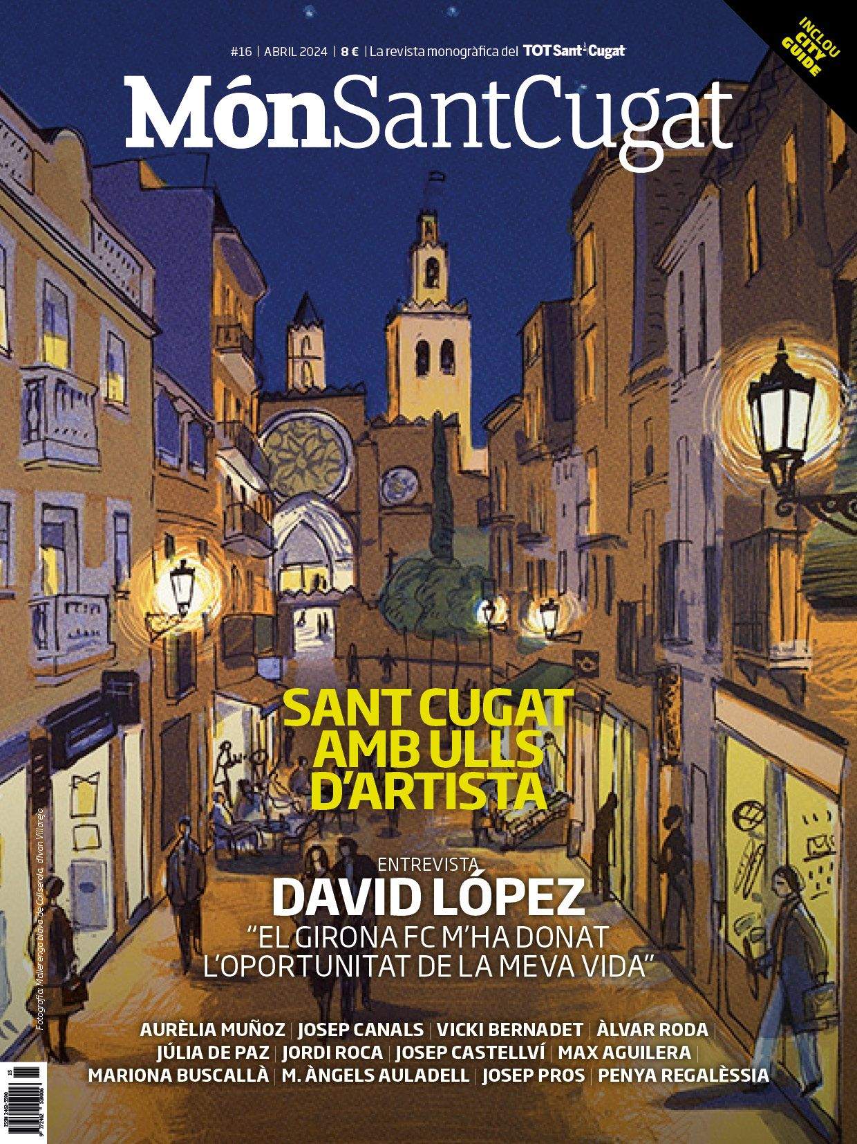 Portada fictícia amb un quadre de l'artista Ramon Moscardó 