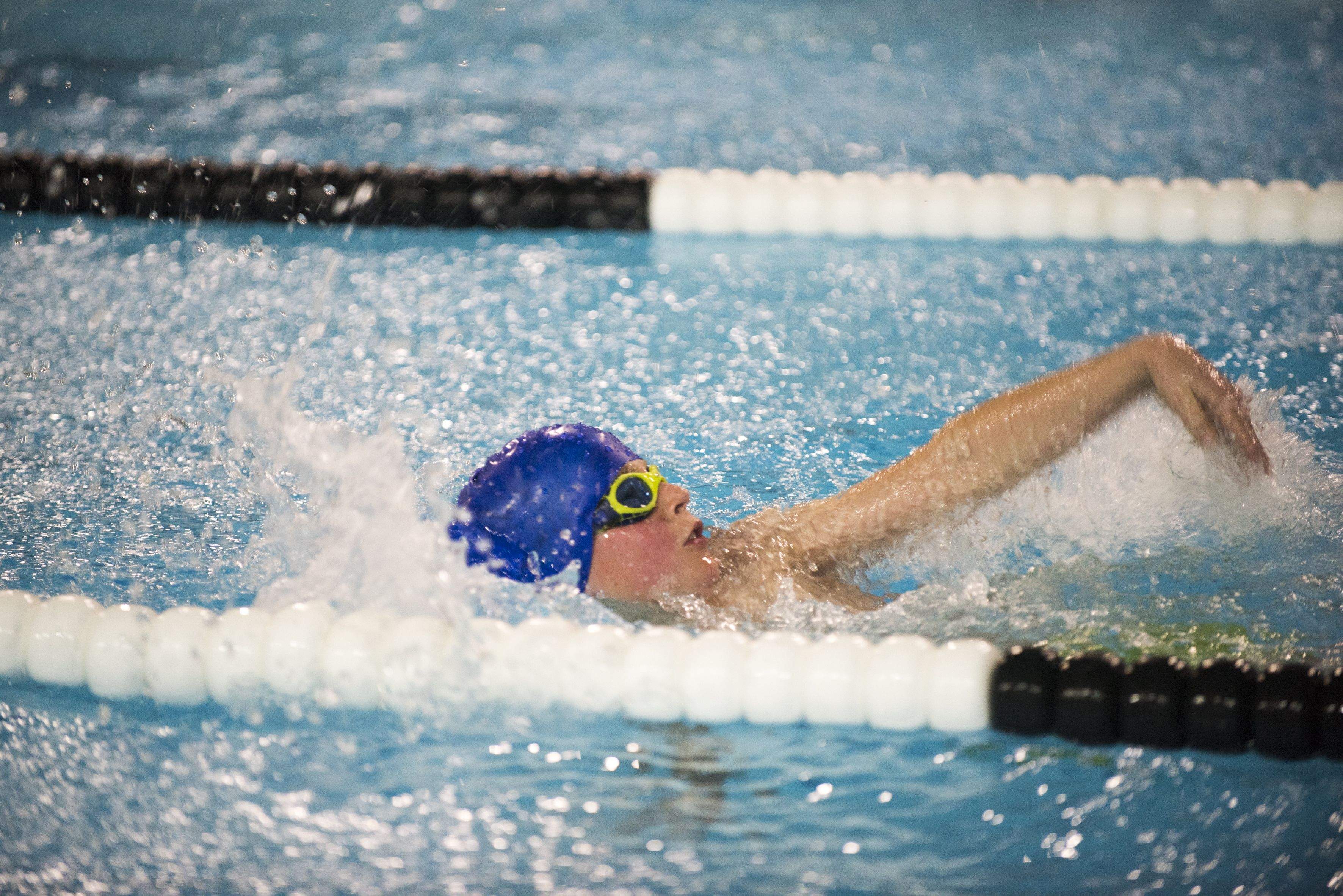 Sant Cugat va acollir la 24a edició del Campionat de Natació Escolar. FOTO: Bernat Millet