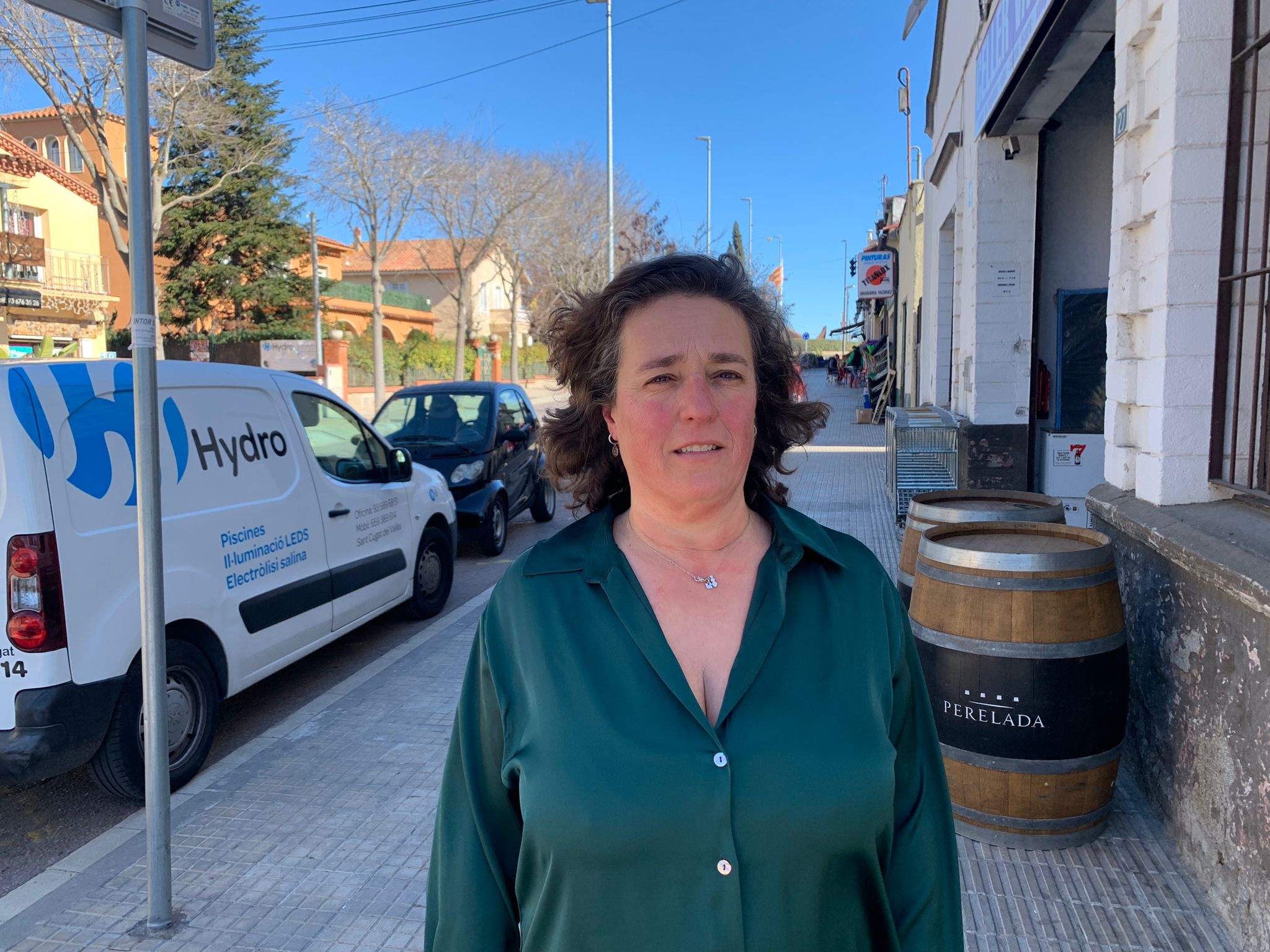 Olga Arróniz, presidenta de l’Associació de Professionals i Comeriants de Valldoreix FOTO: TOT