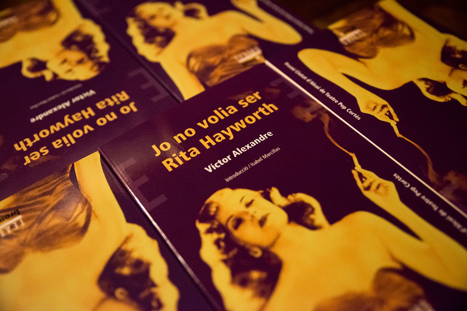 Presentació del llibre 'Jo no volia ser Rita Hayworth' de Víctor Alexandre. FOTO: Bernat Millet.