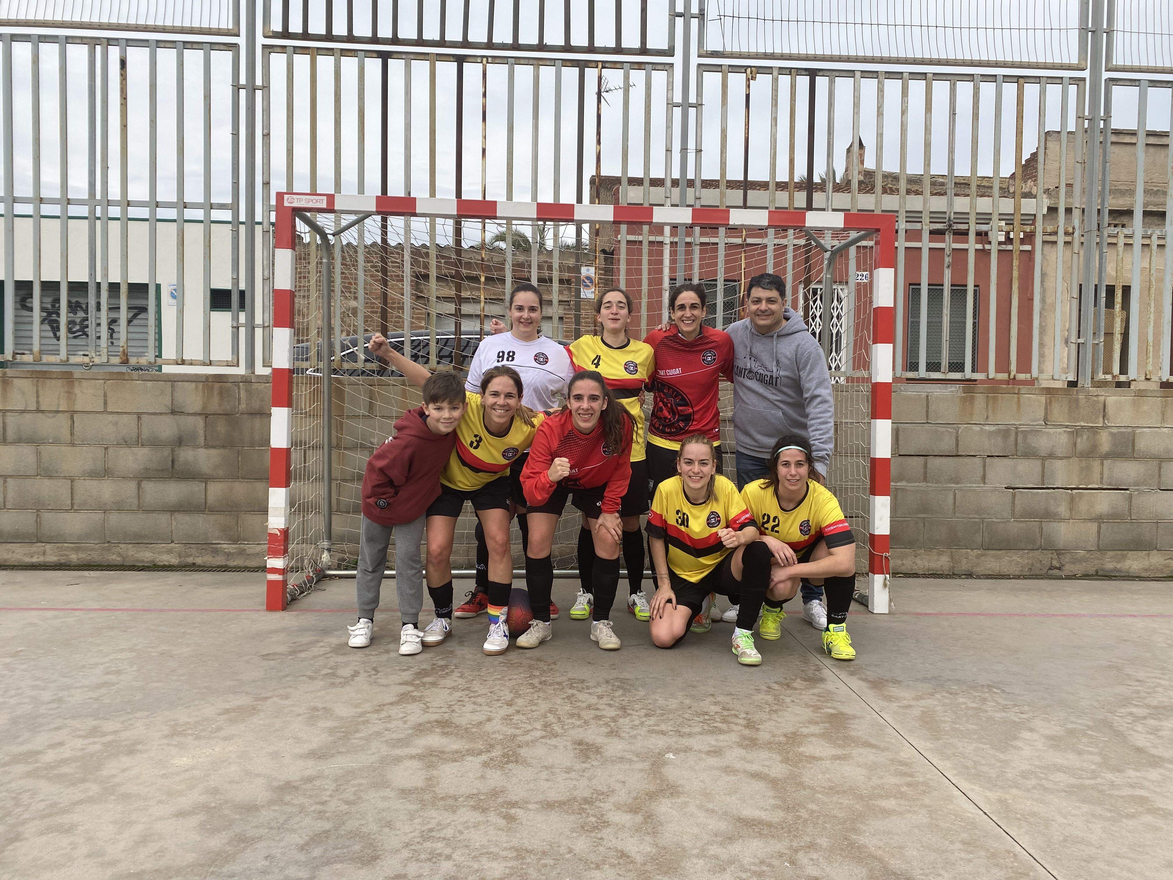 Victòria de l'FS Sant Cugat en la Copa Catalunya. FOTO: Cedida