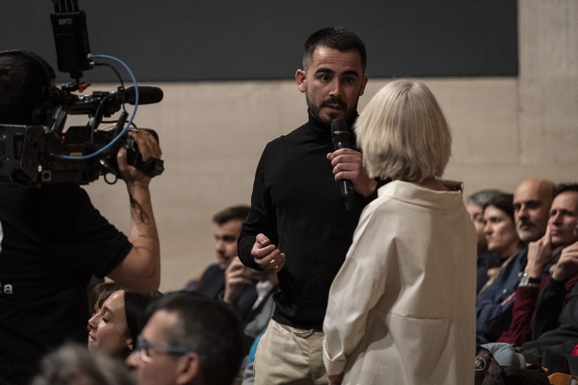 Oriol Català, tècnic de la UESC-ASDI, en la 23a edició dels Premis Esport en Marxa. FOTO: Mireia Comas