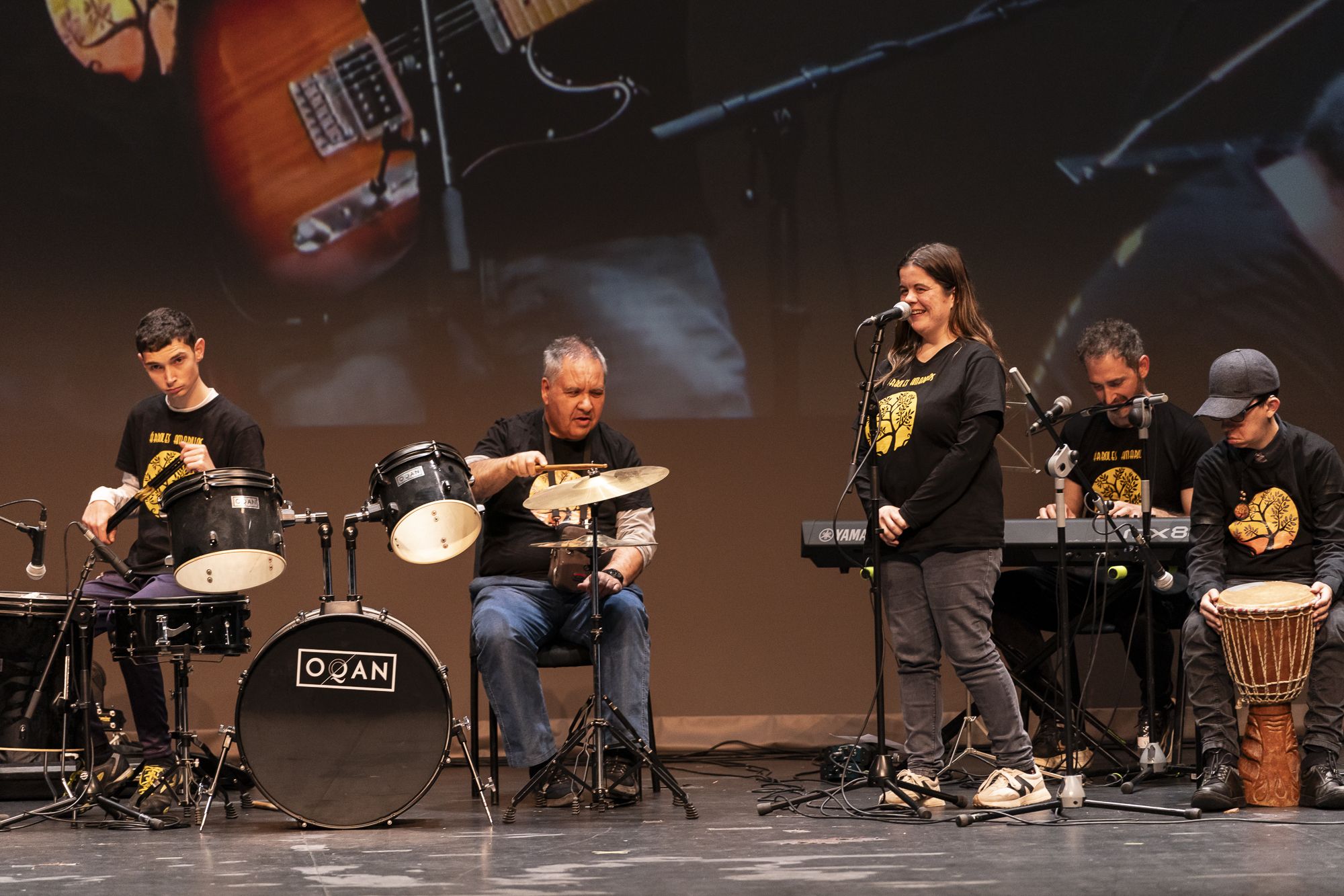 Concert d'Árboles Amarillos del Taller Jeroni de Moragas en la 23a edició dels Premis Esport en Marxa. FOTO: Mireia Comas