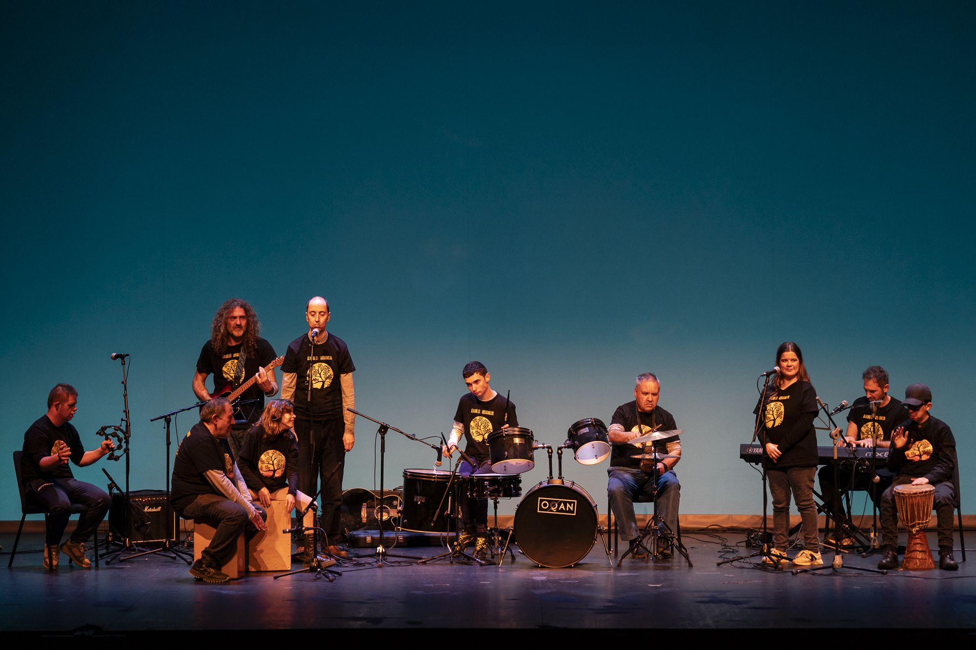 Concert d'Árboles Amarillos del Taller Jeroni de Moragas en la 23a edició dels Premis Esport en Marxa. FOTO: Mireia Comas