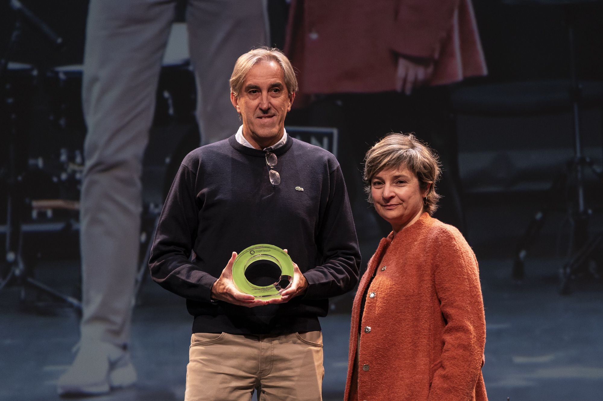 El DSV Club Voleibol Sant Cugat, guardonat amb el premi a millor direcció esportiva en la 23a edició dels Premis Esport en Marxa. FOTO: Mireia Comas