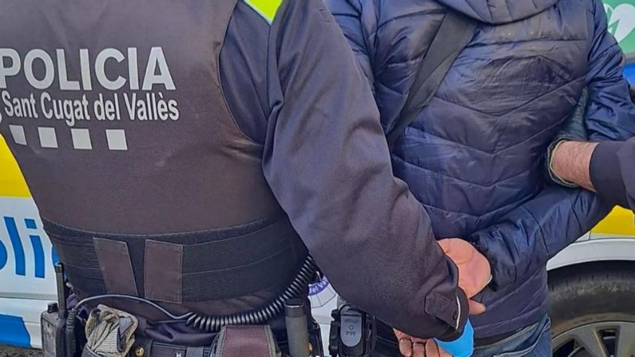 Imatge de la detenció FOTO: Policia Local