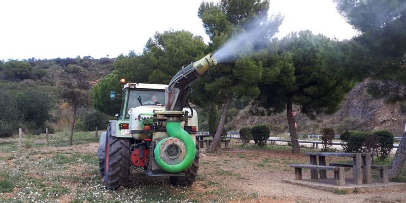 Imatge del tractament FOTO: Parc Natural de Collserola