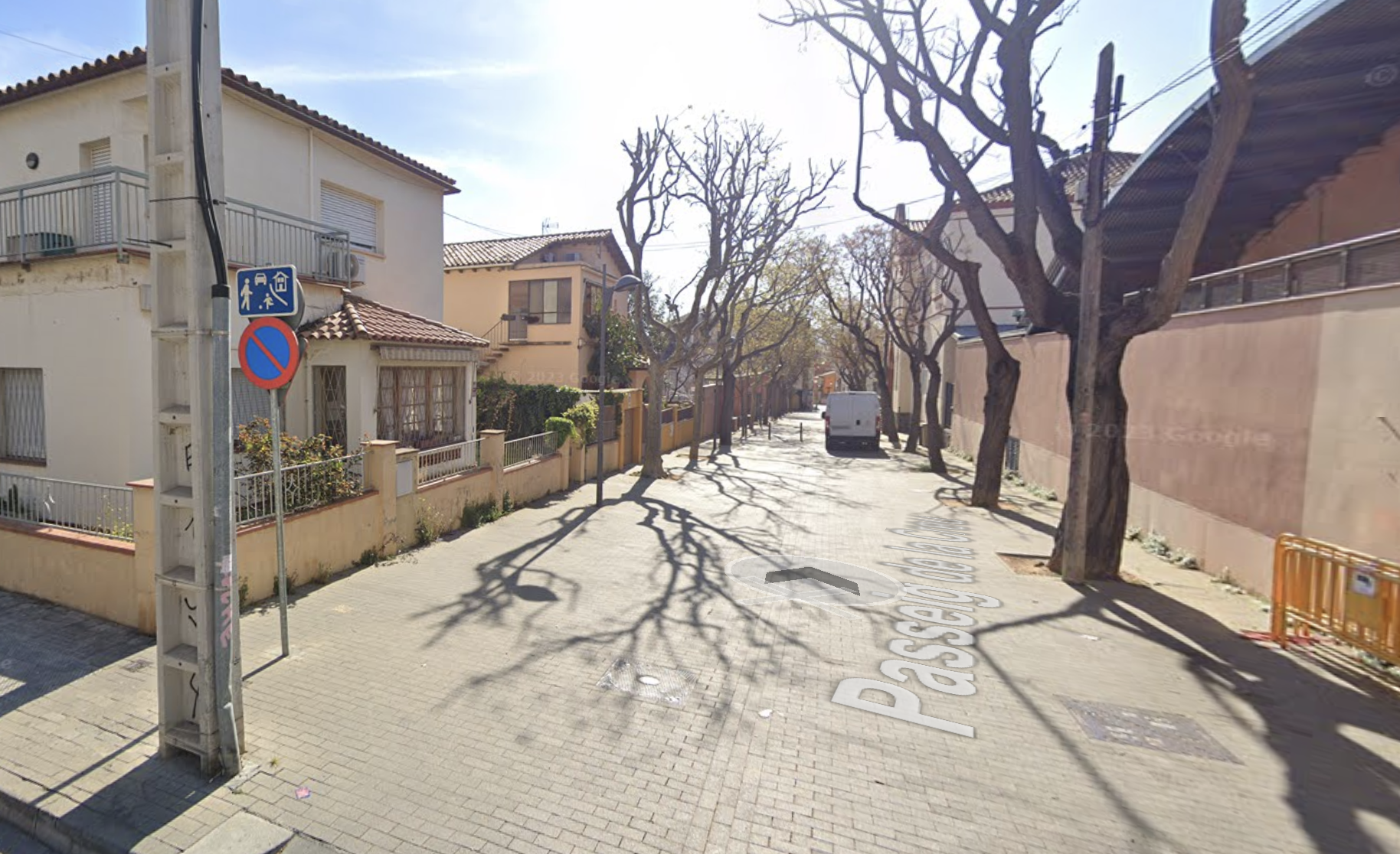 Els fets van tenir lloc al passeig de la Creu, en un tram destinant a vianants FOTO: Maps