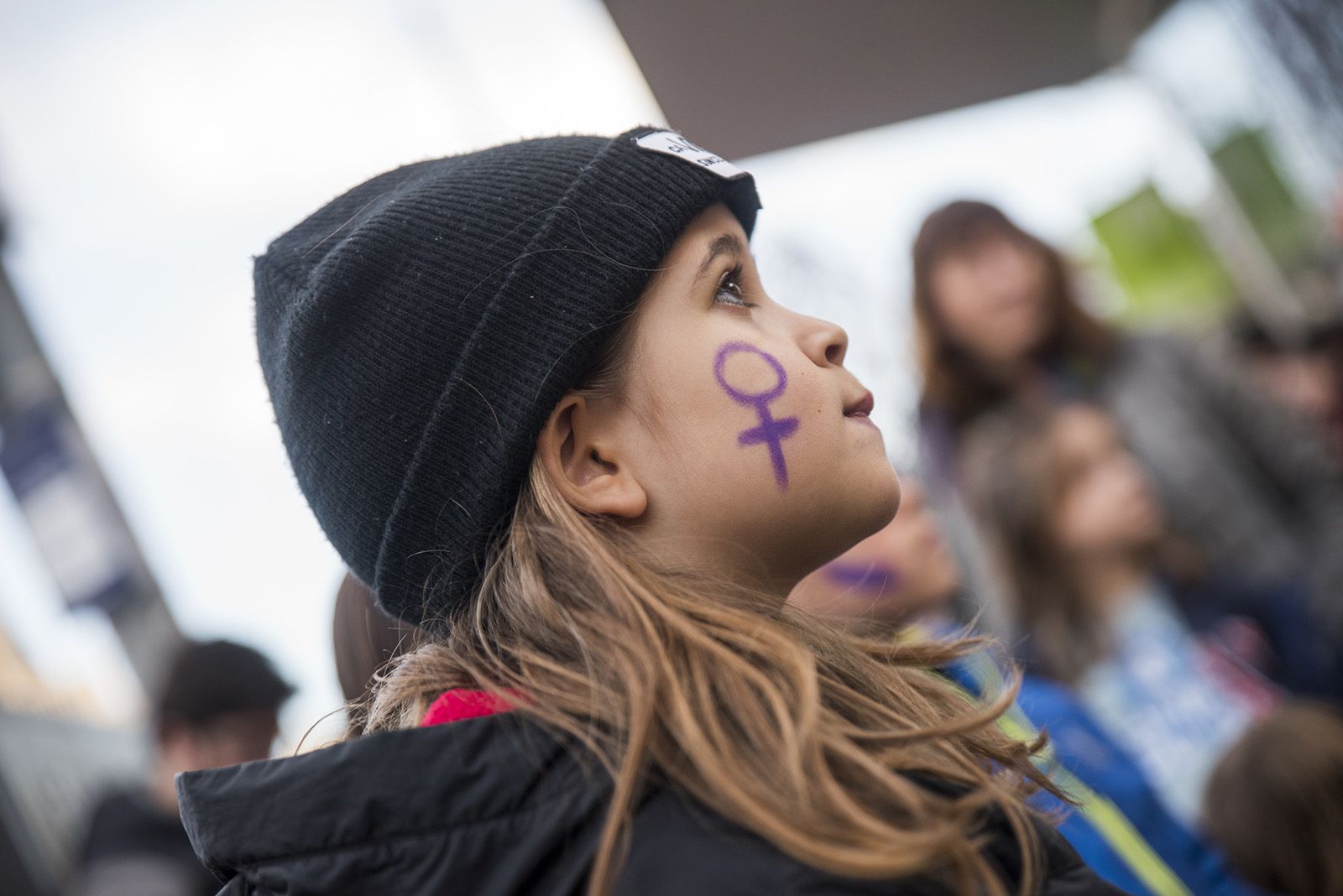 Manifestació 8M. FOTO: Bernat Millet.