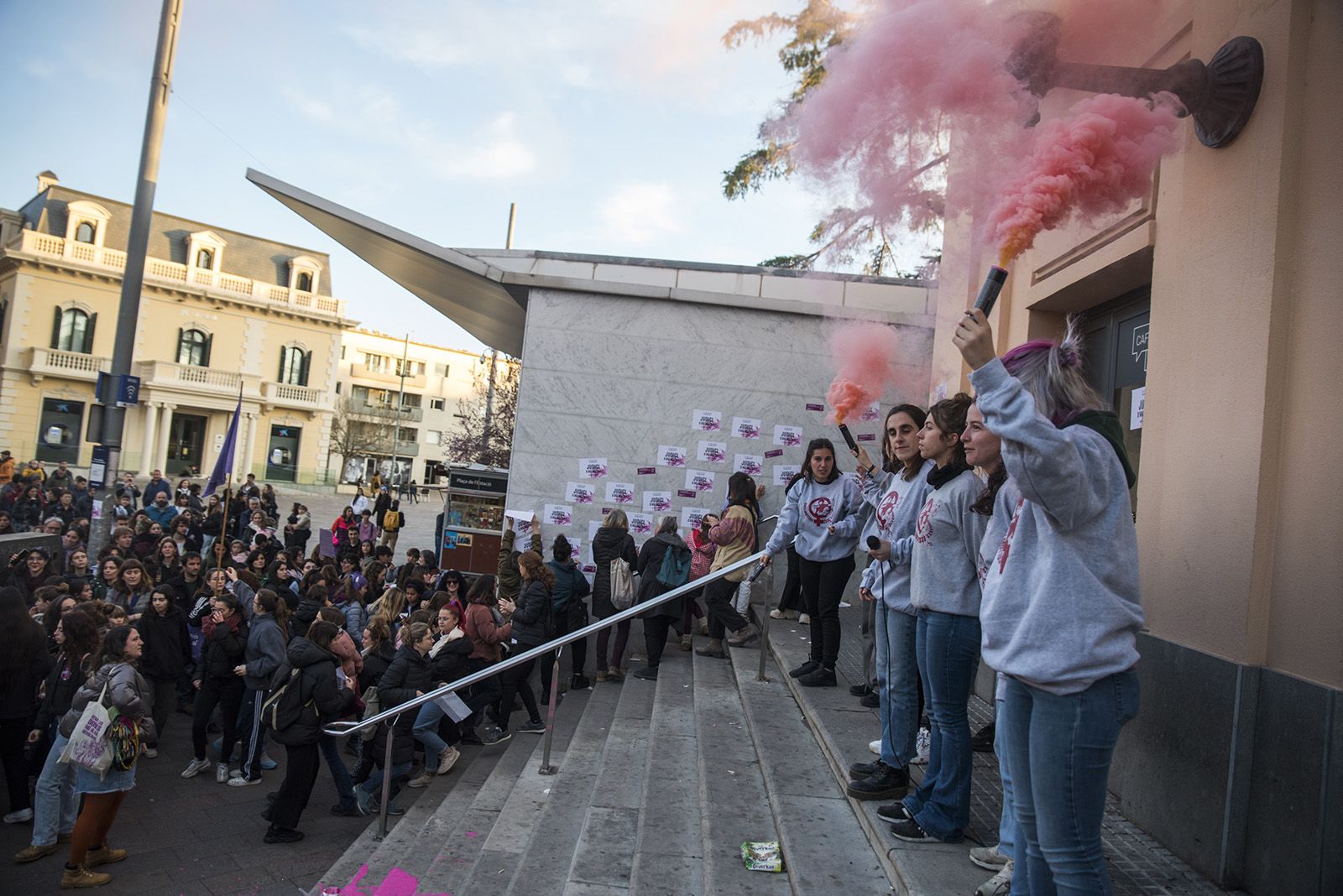 Manifestació 8M. FOTO: Bernat Millet.