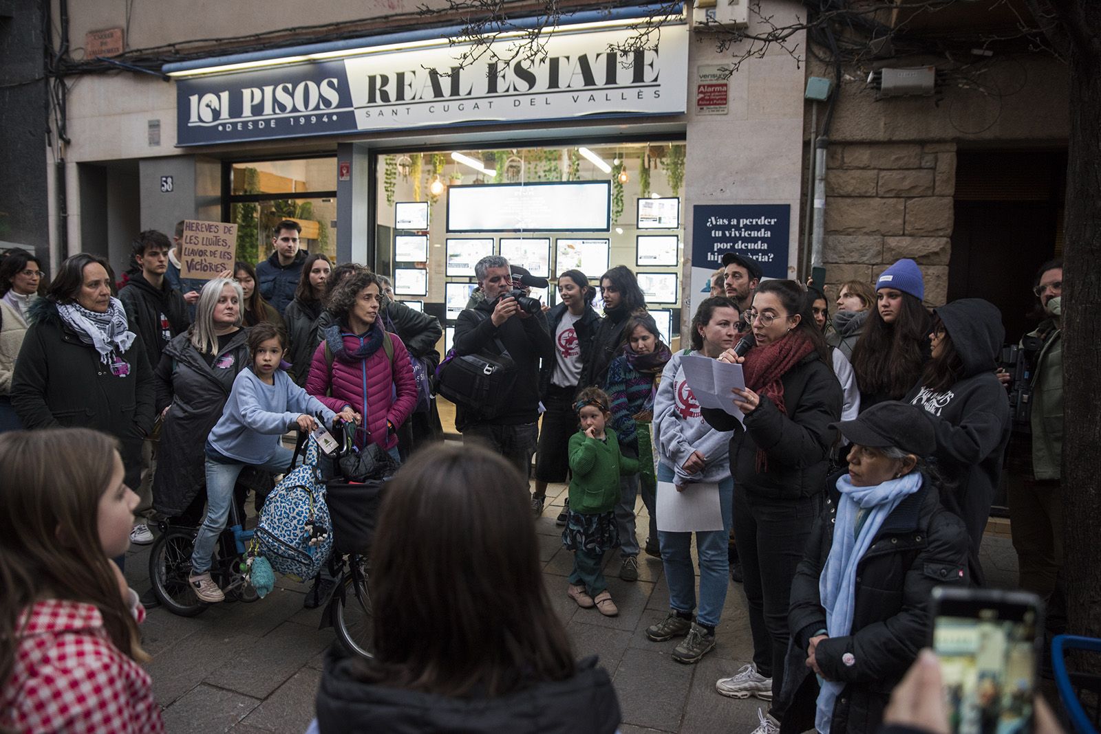 Manifestació 8M. FOTO: Bernat Millet.