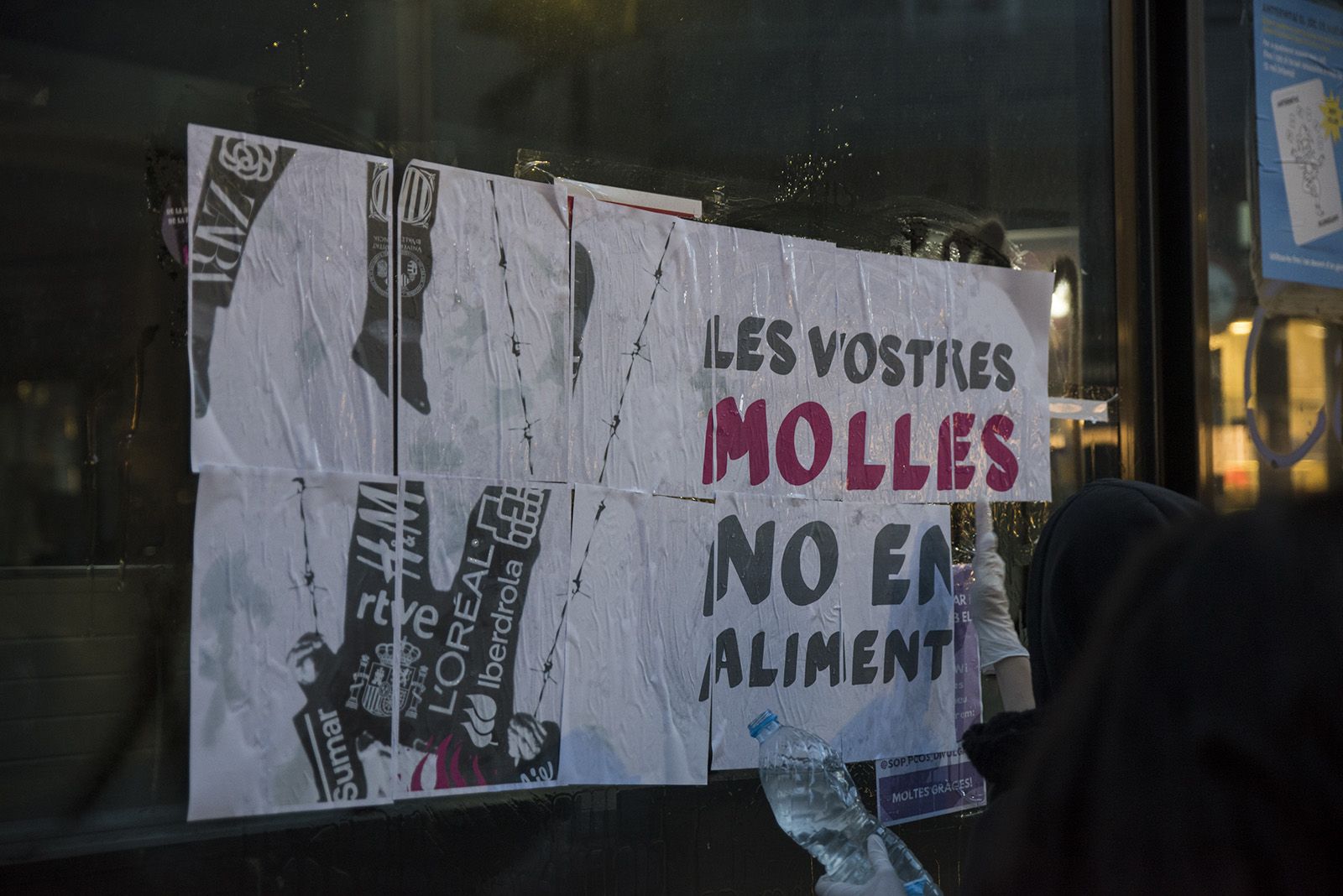 Manifestació 8M. FOTO: Bernat Millet.